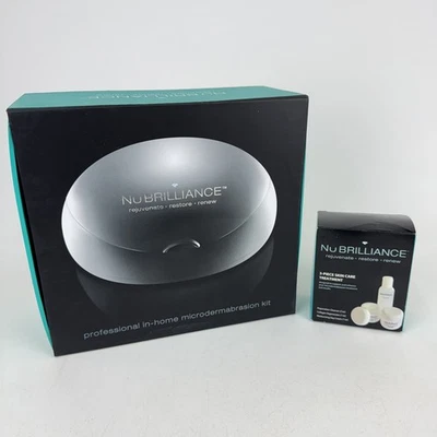 Nu Brilliance Professional In-Home Microdermabrasion Kit w/3pc Skin Care NEW - Image 1 of 4
