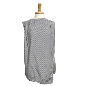 Anthropologie Maeve Nautical Preppy Stripe Asymmetrical Sleeveless Top size XL - Picture 1 of 12