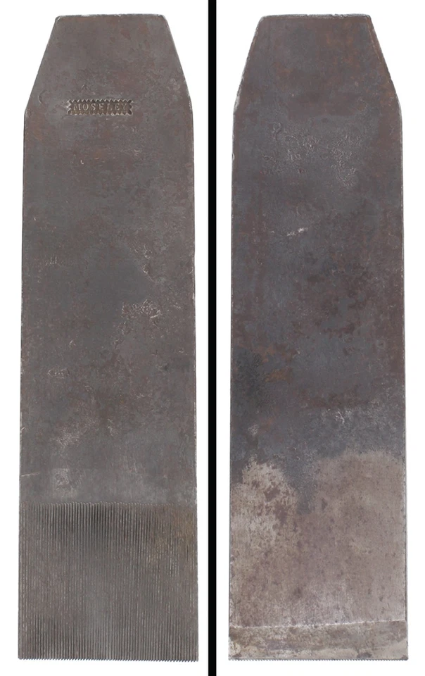 Little Used Early John Moseley, London 2" Toothing Cutting Iron - mjdtoolparts - Image 1 of 1