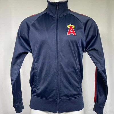 California Angels MLB Mitchell & Ness Azul Retro Logo Chaqueta de Pista Para Hombre PEQUEÑA Foto 1 de 4