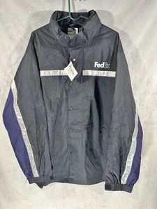 Fedex MENS XL Stan Herman VF Imagewear Reflective Rain WindBreaker - Picture 1 of 16