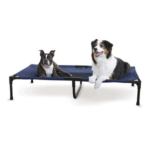 Outdoor Elevated Dog Cot, Breathable Cooling Elevated Cot Hammock Pet Bed for... - Picture 1 of 9