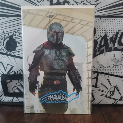 STAR WARS: Mandalorian SEASON 2 #1 Mike Mayhew Virgin Variant (Signed w/COA) - Image 1 of 3