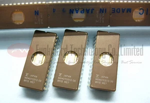 New Fujitsu MBM27C512-20 27C512 512KBIT UV EPROM 200ns GOLD DIE,CDIP28 X 5PCS - Picture 1 of 2