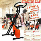 Foldable Exercise Bike Cardio Indoor Cycling Home Fitness Stationary Equipment