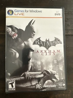 Batman: Arkham City - For Windows PC 2 Disc DVD Game 2011 - CIB - - Image 1 of 4