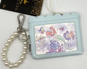 Neu mit Etikett Loungefly Disney Die kleine Meerjungfrau Arielle & Flunder Perlenkette Kartenetui - Bild 1 von 6