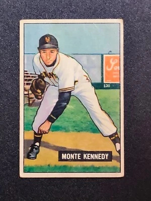 1951 Bowman Monte Kennedy #163 EX - Image 1 of 4