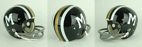 MISSOURI TIGERS 1971-1977 Vintage Riddell TK Suspension Football Helmet Cover