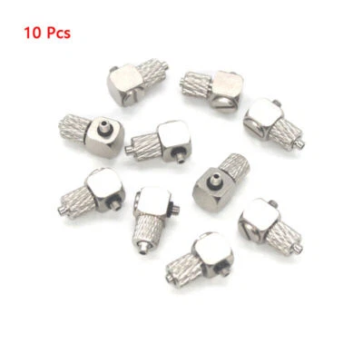 10Pcs Pneumatic Fitting 4mm Hose OD M3 Male Thread Tube Elbow Connector - Image 1 of 4