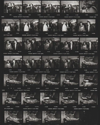 Contact Photo Sheet & Negatives Andy Gibb Principal Albertson McKeon Whelchel - Image 1 of 2