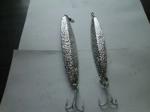 GOLD Hammered Diamond Jigs TUNA Series 4X TREBLE hook, 5- pk, 10- pk - Picture 1 of 4