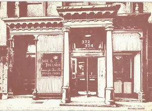 C1910 Cage & Tollner Brooklyn's Landmark Restaurant Steak NY Vintage Postcard - Picture 1 of 3