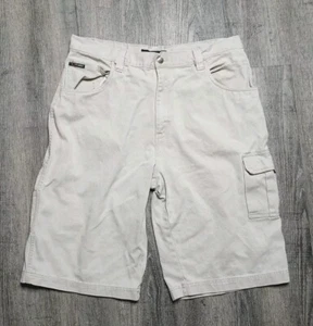 Fubu Shorts Mens 40 Men Khaki Denim Carpenter Baggy Streetwear Y2K 90s Vintage - Picture 1 of 8