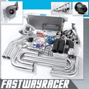 Supra MA70 MZ30 MZ21 MKIII 7M-GTE 7MGTE GT35 T4 Turbo Kit .68AR Turbina 3"" Tubo - Imagen 1 de 1