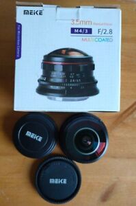 Meike 3.5mm f2.8 Fisheye Lens For Micro Four Thirds Olympus Panasonic Cameras