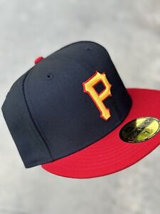 Pittsburgh Pirates Two Tone Plain Jane Fitted Hat 7 1/4 Not Hat Club Myfitteds