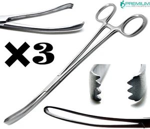 Instrumentos uterinos Teale Vulsellum Quirúrgico Forcep 9" dientes 4x3 - Imagen 1 de 7
