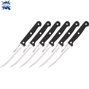 Ginsu Kiso 6-Piece Black Steak Knife Set - Picture 1 of 1