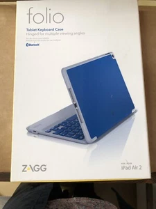Zagg Tablet Tastatur Hülle Bluetooth Klappbar für mehrere Betrachtungswinkel  - Bild 1 von 2