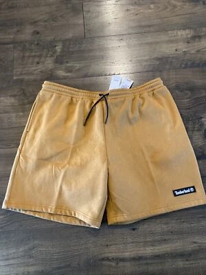 Timberland Pantalones Cortos Para Hombres Talla XXL 9” Calce Relajado Algodón Orgánico Sudor Nuevo Marrón Foto 1 de 4
