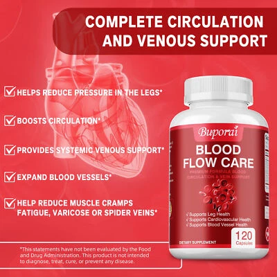 Circulation Care - Leg Veins, Blood Circulation, Cardiovascular Health - Image 1 of 4