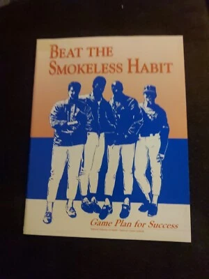 Folleto Beat The Smokeless Habit Nolan Ryan Rod Carew John Franco Tim Wallach Foto 1 de 4
