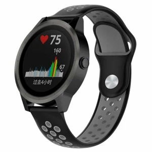 Armbanduhr Armband für Garmin Vivoactive 3 Fitness Silikon Ersatzband 20 mm - Bild 1 von 19