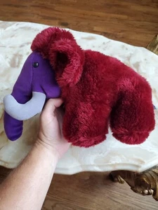 Carousel by Guy Vintage Mammoth Plush Stuffed Toy Animal 1986. Free Shipping - Picture 1 of 12
