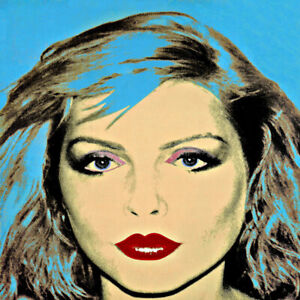 Andy Warhol Debbie Harry Blondie #2 Canvas Print 17 x 17
