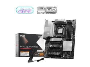 MSI PRO X870-P WIFI AM5 AMD X870 SATA 6Gb/s ATX Motherboard - Picture 1 of 8