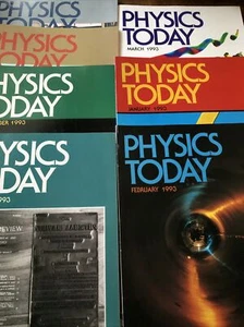 Physics Today Magazine 1993 7 Issues - Picture 1 of 10