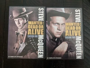Wanted Dead or Alive First and Second Seasons DVD Steve McQueen Season 1 & 2 - Picture 1 of 1