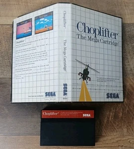 Choplifter (Sega Master System, 1986) No Manual - Tested - Picture 1 of 6