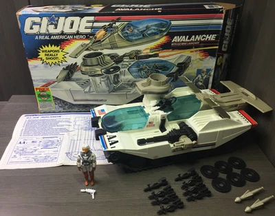 GI JOE AVALANCHE 1990 100 % completo con caja y frente frío v1 Hasbro Arah vintage Foto 1 de 4