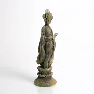 Cenedese Nason 1963-72 pieza única cristal de Murano vetro a scavo escultura geisha verde - Imagen 1 de 6