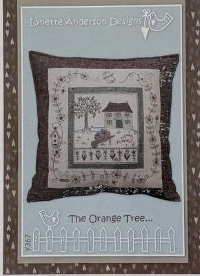 Lynette Anderson. The Orange Tree  Pattern . quilt, stitchery applique  - Image 1 of 4