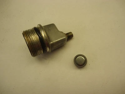 HONDA CB650 CB750 CUSTOM GL500 SILVER WING FORK SHOCK SPRING SEAT TOP CAP BOLT - Image 1 of 4