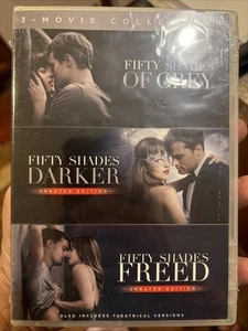 Fifty Shades 3 Movie Collection DVD Free Shipping Brand New Sealed - Picture 1 of 2