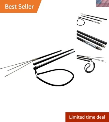 Lanza de poste de aluminio de 3 piezas de 6,5 pies - perfecta para aventuras de buceo Foto 1 de 4