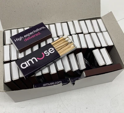 (50 Boxes / 700+ Matches) Strike on Box Wooden Wood Penny Match in Small Box - Image 1 of 4