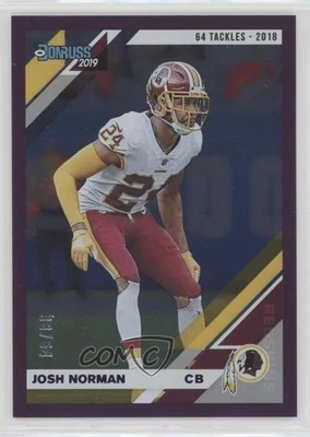 2019 Panini Donruss Stat Line Season /64 Josh Norman #152 - Image 1 of 2