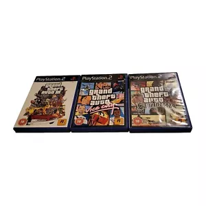 Grand Theft Auto The Trilogy with Manuals & Maps - PlayStation 2 PS2 - See Desc - Imagen 1 de 7