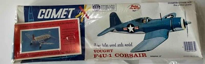 NUEVO - Kit de avión modelo vuelo libre envergadura Comet Corsiar 20" Foto 1 de 3