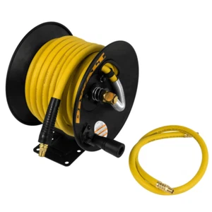 Dewalt Luftschlauch Handrolle 3/8 Zoll X 50 Fuß Wandwerkbank Halterung 300 PSI Shop - Bild 1 von 9