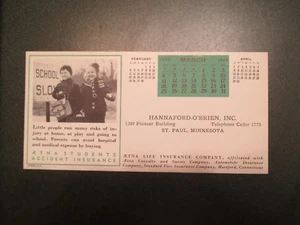 Aetna Life insurance Hannaford O Brien St Paul MN Advertising Blotter - Picture 1 of 2