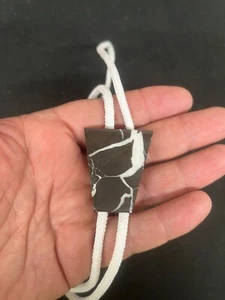 Septarian Lightning Stone Western Bolo Tie Michigan - Picture 1 of 2