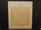 Minnesota Le Sueur County Map Derrynane  Township 1928 Dbl Side L10#84