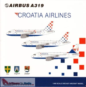 JCW4064 1:400 JC Wings Croatia Airlines Airbus A319 Reg #9A-CTL - Picture 1 of 2