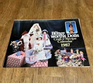 Vintage Calendar Mrs. Butter-Worth's Craft & Recipe Calendar 1987 Unique Gift - Picture 1 of 8
